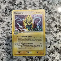 Pokemon TCG: Manectric 38/107 (2005) EX Deoxys • Reverse Holo Stamped Card - Image 1