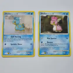 Shellos East and West Sea 106 and 107/132 Secret Wonders Pokemon TCG - 2 Cards - Image 1