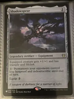 Magic the Gathering Shadowspear List Card Theros Beyond Death #236 NM Condition - Image 2