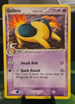Quilava 36/101 Delta Species EX Dragon Frontiers 2006 Pokemon Card - Image 1