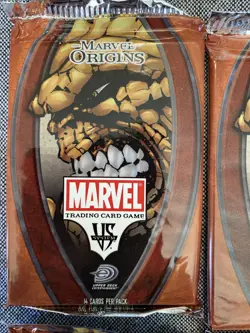 VS. SYSTEM Marvel Origins Trading Card Game, CCG 4 NEW Booster Packs - Image 2