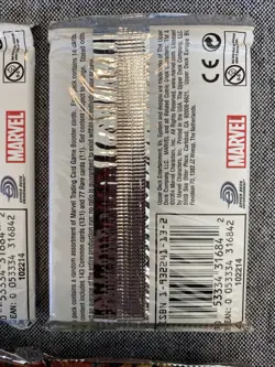 VS. SYSTEM Marvel Origins Trading Card Game, CCG 4 NEW Booster Packs - Image 5