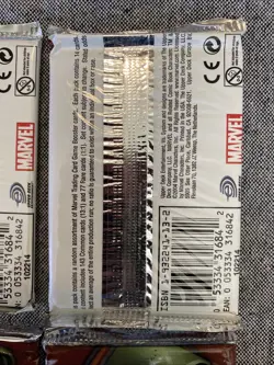 VS. SYSTEM Marvel Origins Trading Card Game, CCG 4 NEW Booster Packs - Image 5