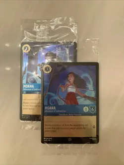 Moana - Adventurer of Land and Sea Disney Lorcana Promo Cards (DLPC) TCG SEALED - Image 1