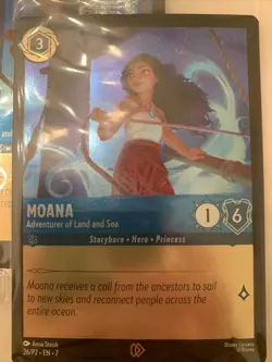 Moana - Adventurer of Land and Sea Disney Lorcana Promo Cards (DLPC) TCG SEALED - Image 2