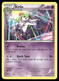 Pokemon Cards Kirlia 69/162 BREAKthrough XY Uncommon NM - Image 1