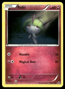 Pokemon Cards Ralts 100/162 BREAKthrough XY Common NM - Image 1