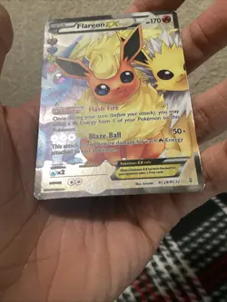 Flareon EX - RC28/RC32 - Full Art Ultra Rare Generations - Pokemon Card - MP - Image 5