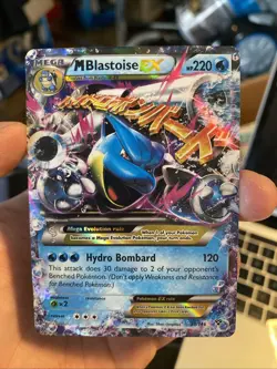 M Blastoise EX 30/146 XY Base Set Holo Ultra Rare Pokemon Card Near Mint - Image 1