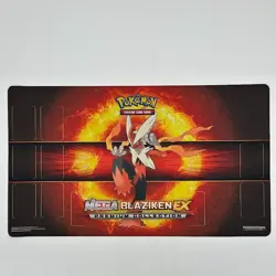 Pokemon Trading Card Game Mega Blaziken EX Premium Collection Playmat 2015 - Image 1