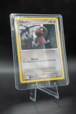 SLAKOTH - 99/123 - MYSTERIOUS TREASURES - POKEMON CARD - LP Light Play + - Image 5