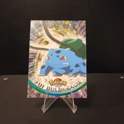Topps Pokemon Card Bulbasaur #01 - TV Animation Edition Green Logo M-NM - Image 2