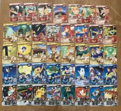 Sonic X TCG Premier Edition Sonic The Hedgehog Trading Card Lot 39 Cards RARE - Image 1