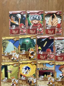 Sonic X TCG Premier Edition Sonic The Hedgehog Trading Card Lot 39 Cards RARE - Image 4