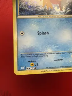 Magikarp 006/034 CLB NM Trading Card Game Classic Holo Pokemon #662 - Image 4
