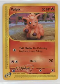 Vulpix Pokemon e-Card Series Expedition #136 2002 - Image 1