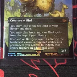 TRAVELING CHOCOBO MTG x Final Fantasy Borderless Chocobo Track Foil - Image 3