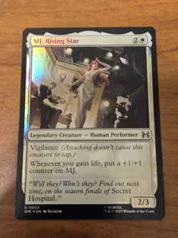 MTG Spider-Man: Eternal-Legal - MJ, Rising Star - SPE 3 - FOIL - Image 1