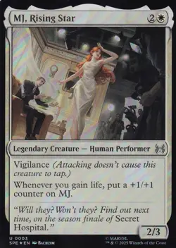 MTG Spider-Man: Eternal-Legal - MJ, Rising Star - SPE 3 - FOIL - Image 2