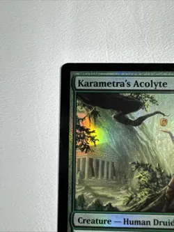 Karametra's Acolyte - LP (Foil - 2013 Holiday Gift Box Promo) #160 Theros MTG - Image 5
