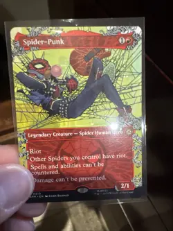 Spider-Punk (0210) (Borderless) Marvel's Spider-Man Magic The Gathering - Image 1