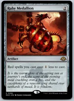 Ruby Medallion R Modern Horizons 3 295 NM - Image 1