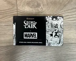 MTG Secret Lair Marvel Spider-Man Venom Unleashed (Inks) Non-Foil IN HAND - Image 1