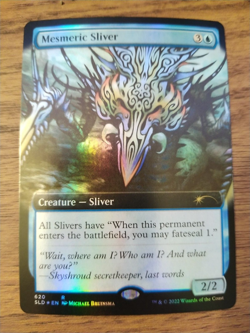 Mesmeric Sliver *FOIL Extended Art* [SLD] Secret Lair Drop - Image 1