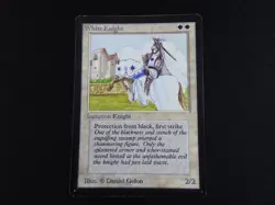 White Knight MP [Limited Edition Beta] Mtg Magic Free Tracking! - Image 1
