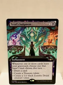 Teval's Judgment (Extended Art) Commander: Tarkir: Dragonstorm Regular NM - Image 1
