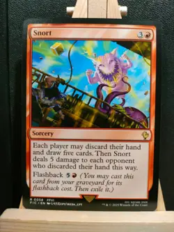 Snort - Final Fantasy Commander - Rare - NM (see pics) MTG - Image 1