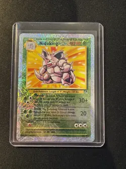 Nidoking Reverse Holo Rare 31/110 Legendary Collection 2002 Pokemon TCG MP - Image 1
