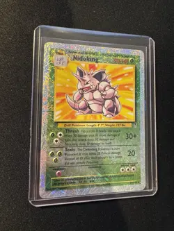 Nidoking Reverse Holo Rare 31/110 Legendary Collection 2002 Pokemon TCG MP - Image 2