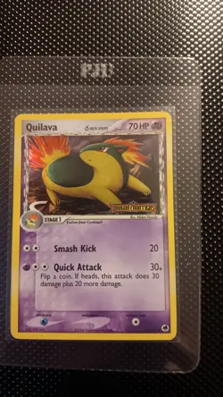 Pokemon Quilava Delta Species Reverse Holo - Dragon Frontiers - 36/101 LP - Image 1