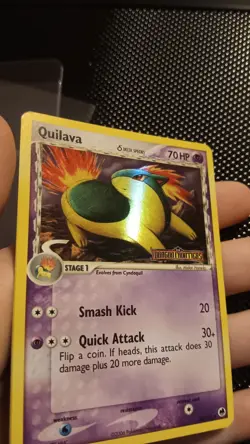 Pokemon Quilava Delta Species Reverse Holo - Dragon Frontiers - 36/101 LP - Image 2