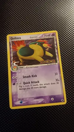 Pokemon Quilava Delta Species Reverse Holo - Dragon Frontiers - 36/101 LP - Image 3