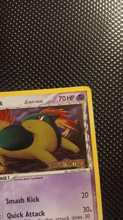 Pokemon Quilava Delta Species Reverse Holo - Dragon Frontiers - 36/101 LP - Image 4