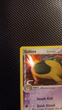 Pokemon Quilava Delta Species Reverse Holo - Dragon Frontiers - 36/101 LP - Image 5
