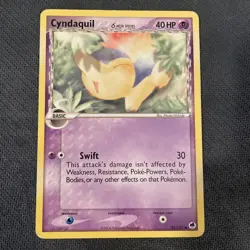 Cyndaquil 45/101 (Delta Species) Pokemon EX Dragon Frontiers 2006 MP - Image 1
