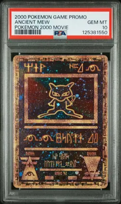 2000 POKEMON GAME MOVIE POKEMON 2000 MOVIE ANCIENT MEW PSA 10 - Image 1
