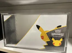Pokemon TCG CelebrationsUltra Premium UPC Sealed 25th Anniversary + Acrylic Case - Image 1