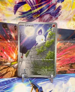 Litwick - 101/086 - White Flare - Illustration Rare | Pokemon TCG | NM - Image 1