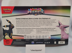 NEW Pokemon TCG Prismatic Evolutions Premium Figure Collection English SEALED! - Image 2