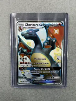 Charizard GX SV49/SV94 Hidden Fates: Shiny Vault Full Art Pokemon TCG DAMAGED - Image 1