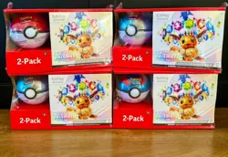 3 POKEMON PRISMATIC EVOLUTIONS ETB ELITE TRAINER BOX & POKEBALL SAMS CLUB BUNDLE - Image 1