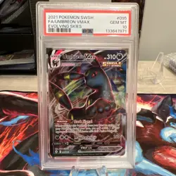 2021 Pokemon Umbreon VMAX 095/203 Sword & Shield: Evolving Skies PSA 10 🔥 - Image 1