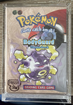 FACTORY SEALED Pokemon Fossil Bodyguard Theme Deck Acrylic Case WOTC 742818060738 - Image 1