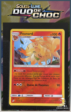 Carte Pokemon Feunard 16/181 Rare Reverse SL9 Duo De Choc FR - Image 1