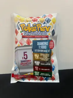 Pokemon tcg pokerev mystery pack 6.0 diamond chance for base set pack! - Image 2