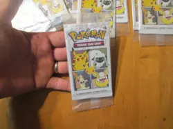 LOT OF 9 Pokemon 25th Anniversary Trading Card Game Packs PIKACHU CEREAL - Image 2